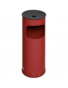 Vuilnis-/asbak combinatie verzinkt staal