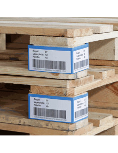 Etikettenhouder voor pallets