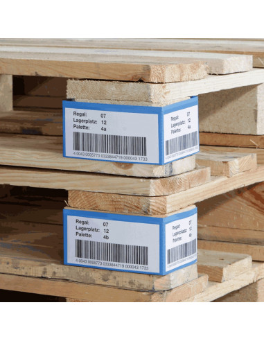 Etikettenhouder voor pallets