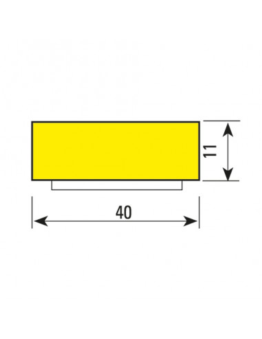 Stootrand vlakbeschermingsprofiel Type F