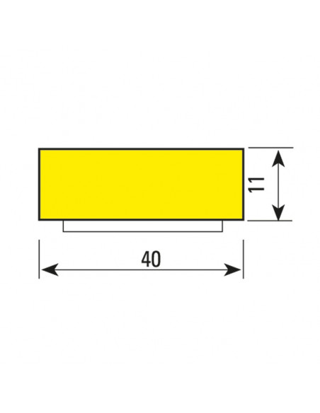 Stootrand vlakbeschermingsprofiel Type F