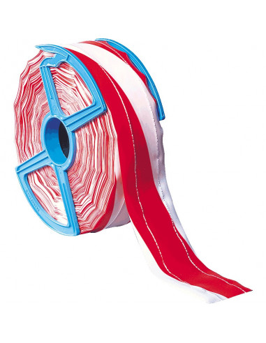 Extreem sterk afzetlint, rood wit, 250 meter