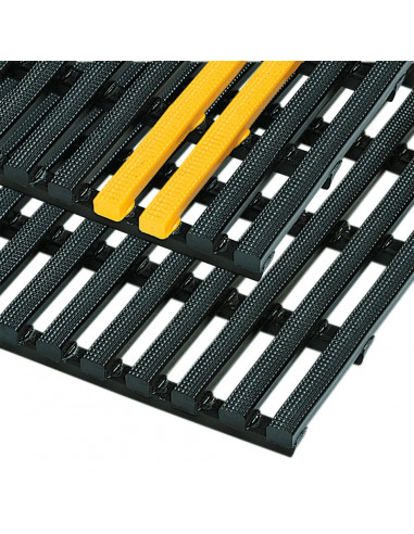 Anti slip zware industrie mat, zwart