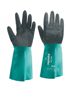 Ansell AlphaTec 58-270 Chemisch bestendige handschoen, grijs, turquoise