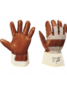 Ansell Hyd-Tuf 52-547 nitril handschoen, bruin wit
