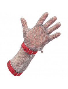 Steek- en snijbestendige handschoen met manchet Staalnet®