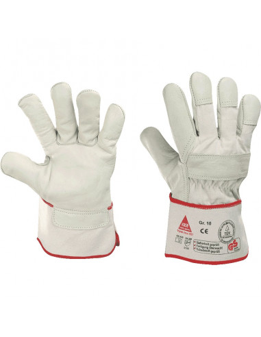 Werkhandschoen Crown II runderleer 
