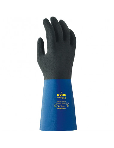 Uvex Rubiflex S XG35B Chemisch bestendige handschoen