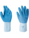 Texxor chemisch bestendige latex handschoen, blauw