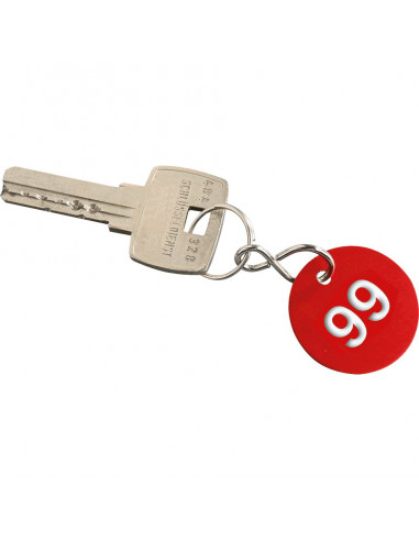 Nummerplaatjes aluminium oplopende nummering 100/VE