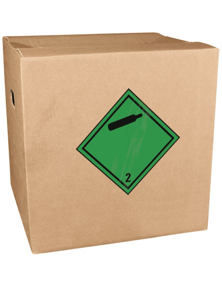 ADR sticker klasse 2.2 ‘Niet brandbaar gas’ zeewaterbestendig op rol (500 stuks)