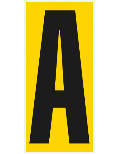 Vloerstickers letter, 400 x 180 mm, 3 stuks