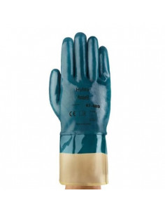 Ansell Hylite 47-409 blauw, Nitril volledig gecoat, 12 paar/VE