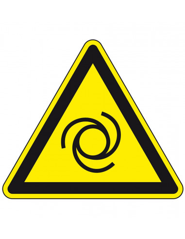 Waarschuwingssticker Waarschuwing voor automatisch opstarten, ISO 7010, 500/rol, SL 50 mm, W018