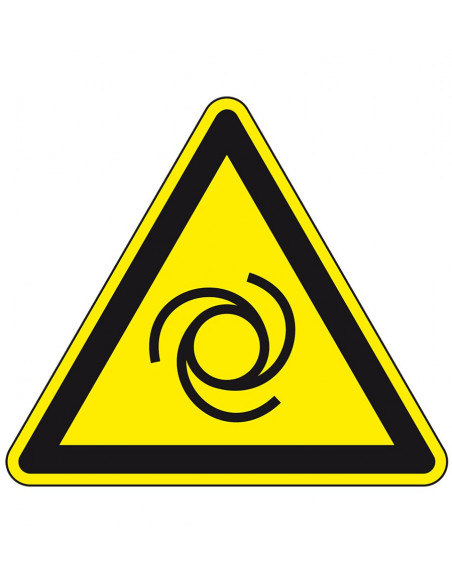 Waarschuwingssticker Waarschuwing voor automatisch opstarten, ISO 7010, 500/rol, SL 50 mm, W018
