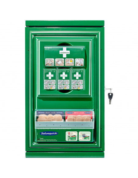 Cederroth mini EHBO kast, groen