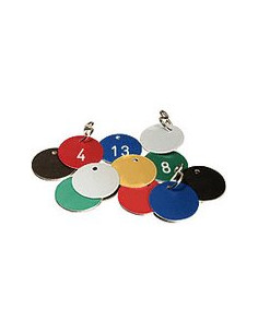 Nummerplaatjes aluminium oplopende nummering 100/VE