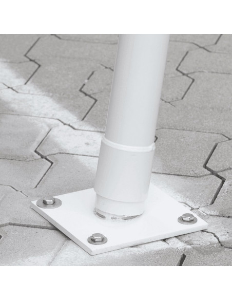 Flexibele afzetpaal Flex, rood wit