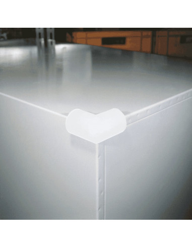 Knuffi verbindstuk 2D voor type A stootrand, wit