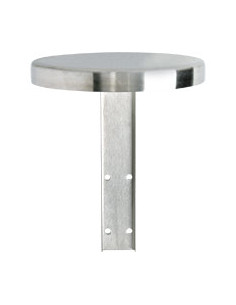 Regendak voor Wandasbak, rvs, Ø 190 mm