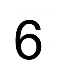 Sticker ADR voor klasse '6' 80 x 110 mm