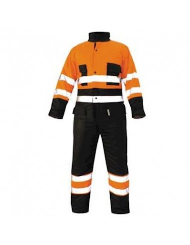 M-Wear 5777 Andres overall, oranje marineblauw