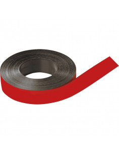 Beschrijfbare magneetband, rood