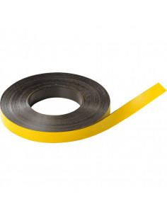 Beschrijfbare magneetband, geel