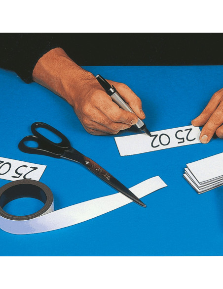 Beschrijfbare magneetband, geel