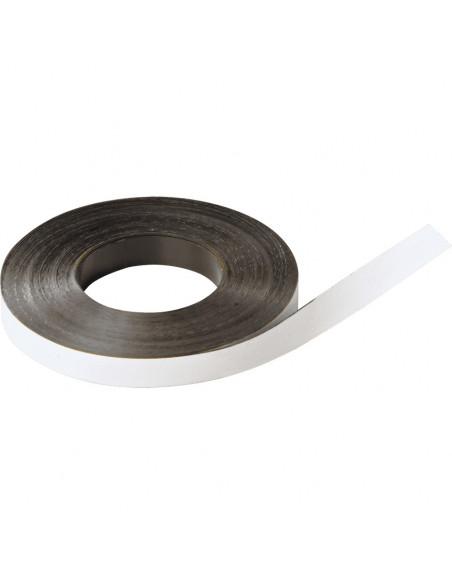 Beschrijfbare magneetband, wit