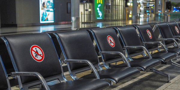 Hoe zorg ik dat men afstand houdt in mijn werkplaats of winkel? 